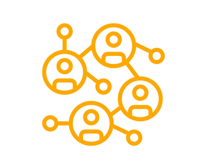 icone de representação de rede de network